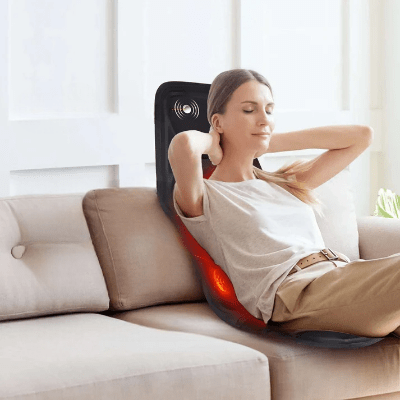 Chaise de Massage - HeatRelief™ - Noir