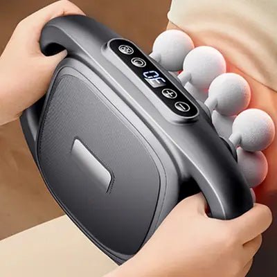 Appareil massage - High-FrequencyBodyMassage™ - Gris 16 têtes