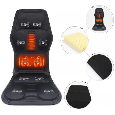 Chaise de Massage - HeatRelief™ - Noir