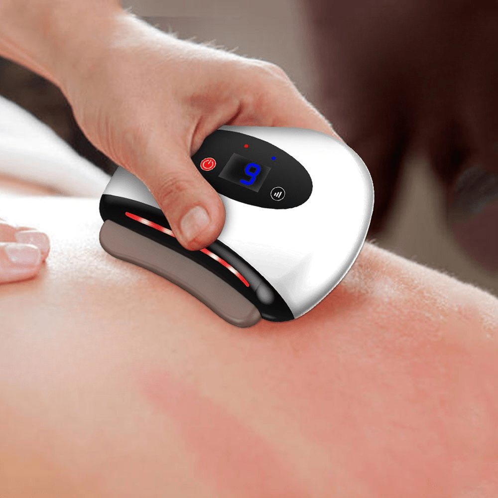 Gua Sha Électrique - GlowSha™ - Blanc
