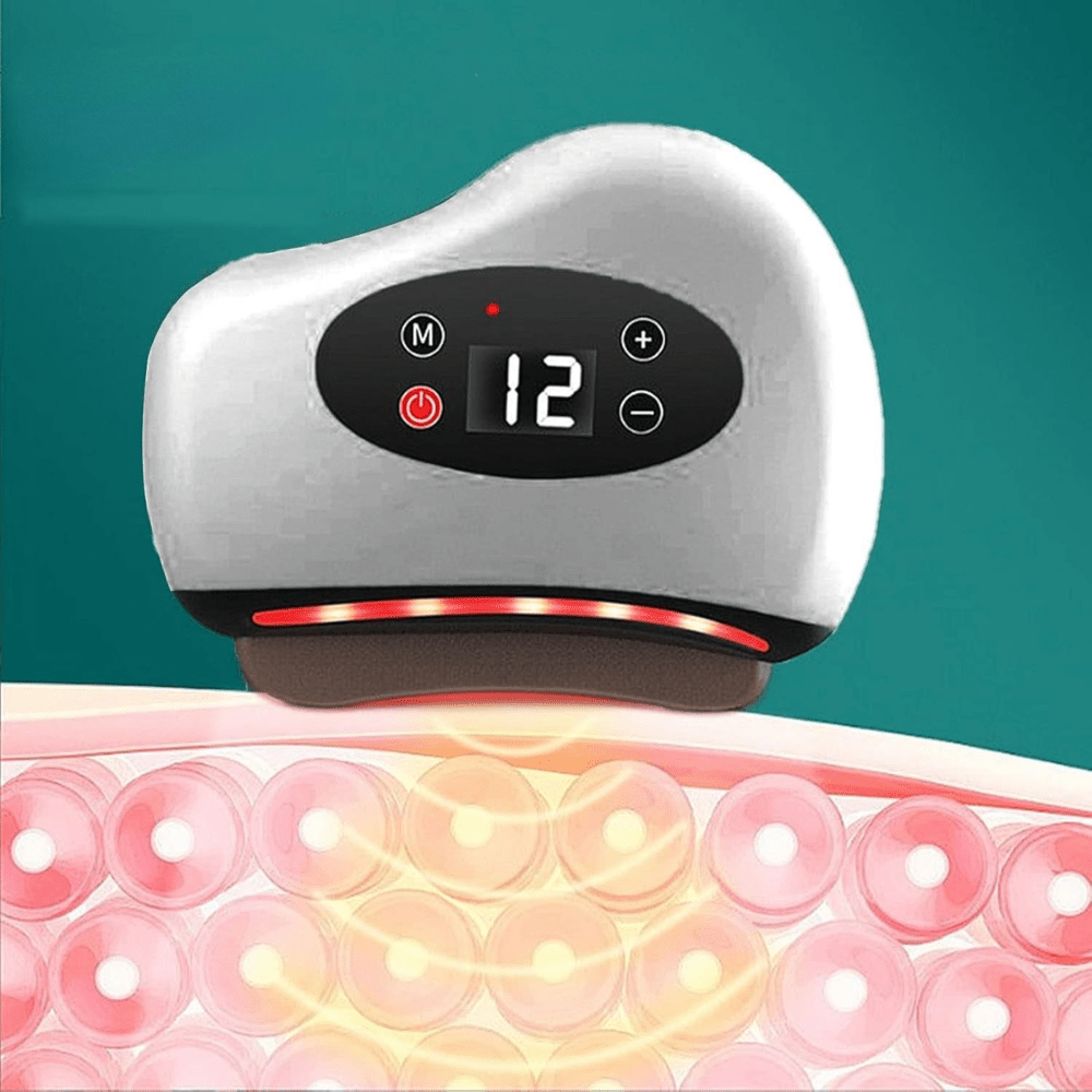 Gua Sha Électrique - GlowSha™ - Blanc