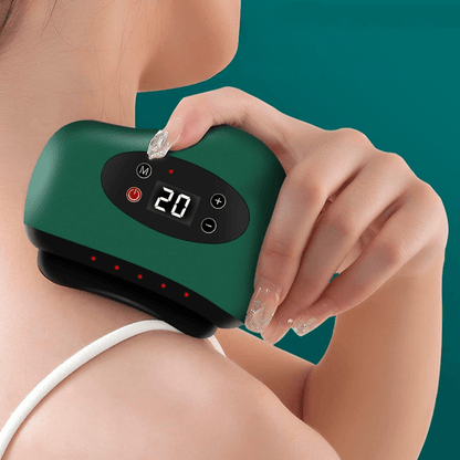 Gua Sha Électrique - GlowSha™ - Vert