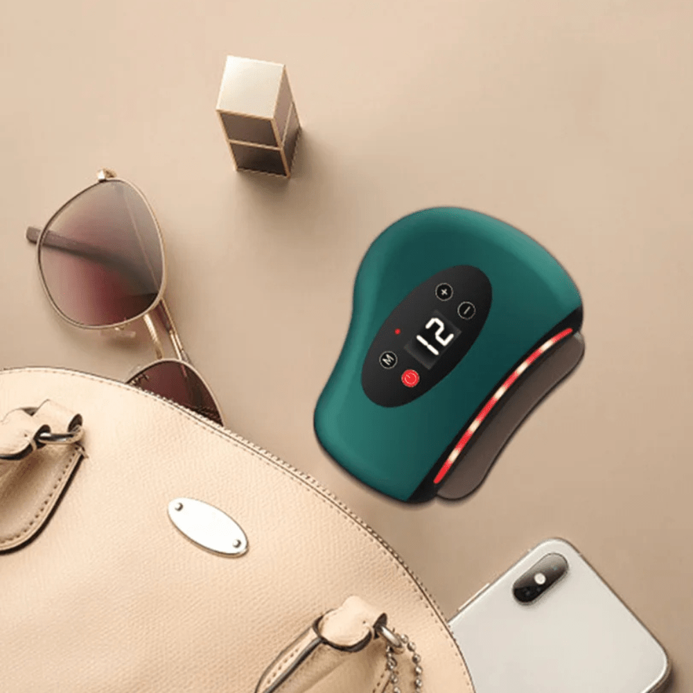 Gua Sha Électrique - GlowSha™ - Vert