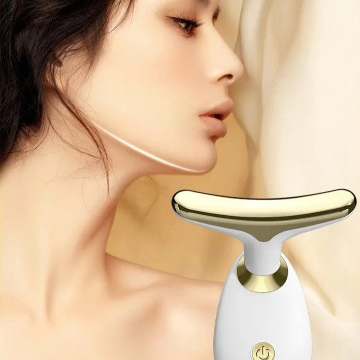 Masseur Visage - FaceLiftPro™ - Perle Dorée